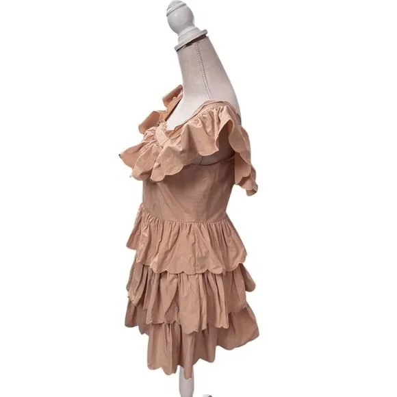 Hunter Bell Ramsey Dress in Khaki 4 - Picture 3 of 8